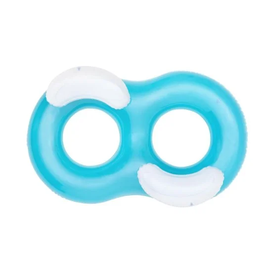 Bestway 1.88m x 1.17m double ring lounge (contents:one float, repair patch)